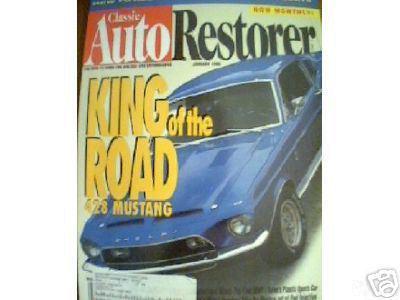 Auto restorer 1968 shelby mustang   volvo p1900 1961 international scout 01/95