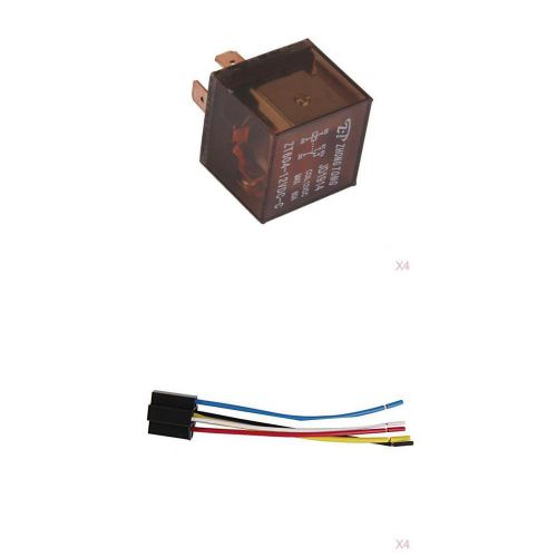 Purchase 4 X Car Truck Auto 12v 80a 80 Amp Spdt Relay Relays 5 Pin 5p