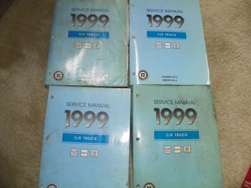 1999 chevy ck truck factory service manuals