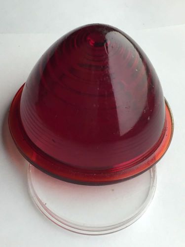 Vintage bullet shaped red tail light