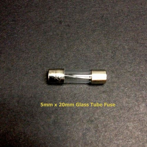 100x 20a quality new fast acting 5mm x 20mm glass fuse nickel plated 250v #g7