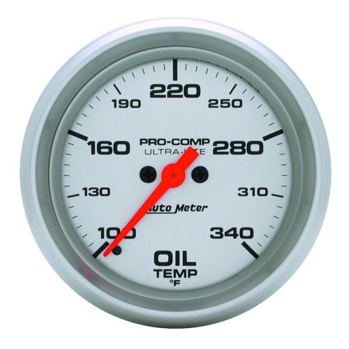 Autometer 4456 ultra-lite electric oil temperature gauge