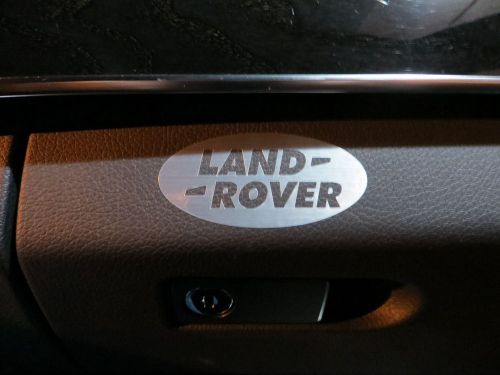 (2pcs) dashboard badge sticker decal land rover *logo*