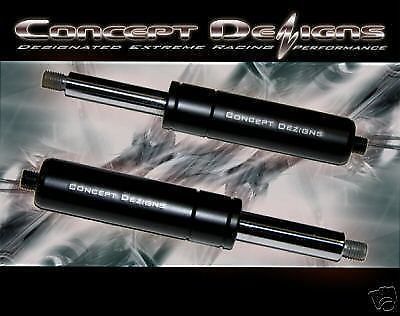 12&#034; replacement vertical/lambo gas shock/strut pair m12x1.75