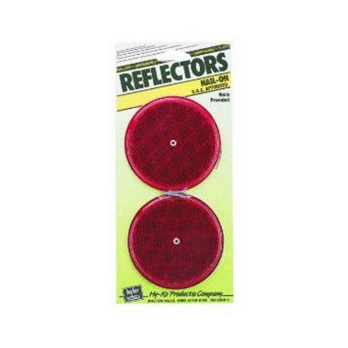 Hy-ko 2 pack, 3-1/4&#034;, red reflector cdrf-5r