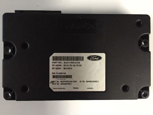 10 ford focus communication sync computer unit 9l2t-14d212-ce