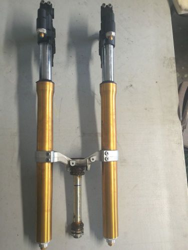 2006 06 07 yamaha r6 front forks suspension shocks oem triple tree