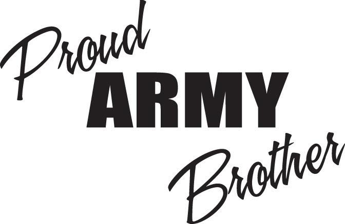 Hero #1/222  decal proud army son troop truck  car van trailer auto    suv  auto