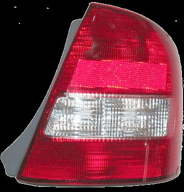 99-03 protege tail light brake lamp lens/housing rear passenger side right rh