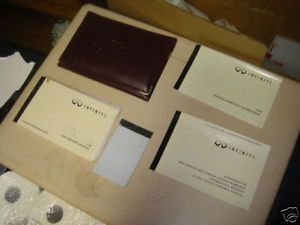 ☀ ☀ ☀ 1999 infiniti i30 i 30 owners manual set w/ case 99 ☀ ☀ ☀