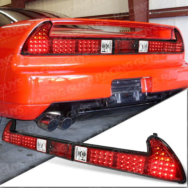 New acura nsx led red clear tail lights lamps na2 na1