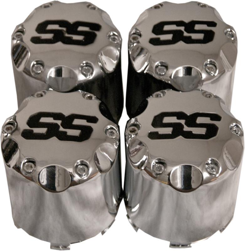 Purchase 4 Chrome Center Caps for Golf Carts, Fits Club Car, EZGO Cart ...