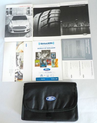 2015 ford fusion genuine oem owners manual
