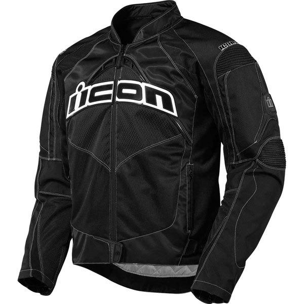 Black xxl icon contra textile jacket