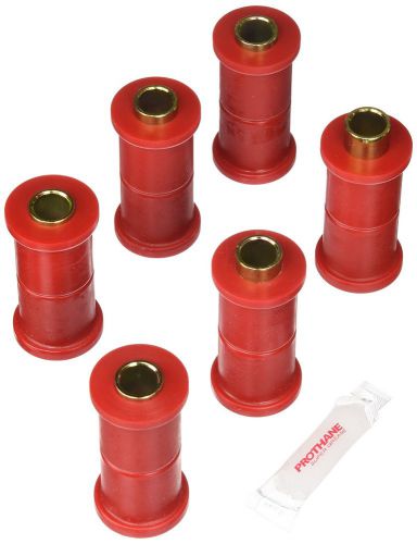 Prothane 6-1002 red rear spring eye and shackle bushing kit