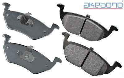 Akebono act1055 brake pad or shoe, rear-proact ultra premium ceramic pads