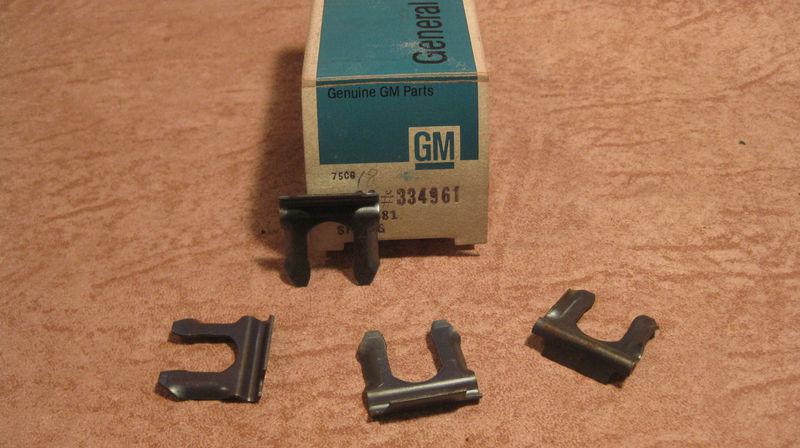 Nos chevy 1936-1981 all models chevrolet 55 - 81 genuine gm brake hose clip set