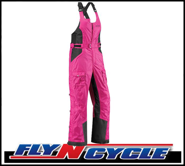 Arctiva women's gem 3 xs pink snowmobile waterproof bibs snow