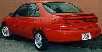 Painted mercury tracer custom style spoiler 1997-1999