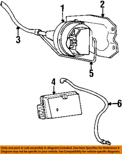 Dodge oem 52078319 cruise control system-cable