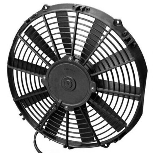 Spal 12&#034; low profile electric fan black plastic straight style blades 30100384