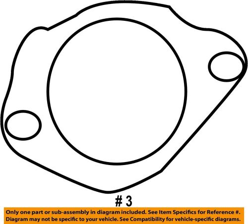 Ford oem exhaust system-catalytic converter gasket bl3z9450a