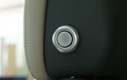 Seat headrest button ring cover trim for defender 110 2020-2022 dx matte silver