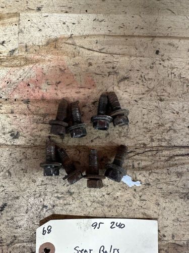 #68- 95-98 nissan 240sx s14 oem front seat mounting bolts / hardware pair set