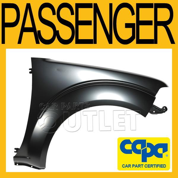 05-12 frontier pathfinder right side fender ni1240184 primed capa for 63100zl15a