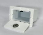 Marine glove box white starboard boat glovebox storage 11&#034; x 7.5&#034;