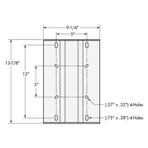 Attwood 238162-4 - 238 series 3° plated steel right handle compatible