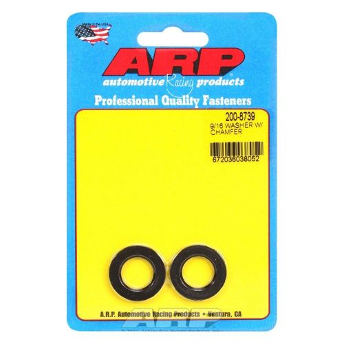 Arp 200-8719 - 0.563&#034; x 1.000&#034; sae steel black oxide chamfer washers (2 pieces)