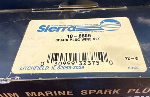 Sierra 18-8806 marine spark plug wire set new in box