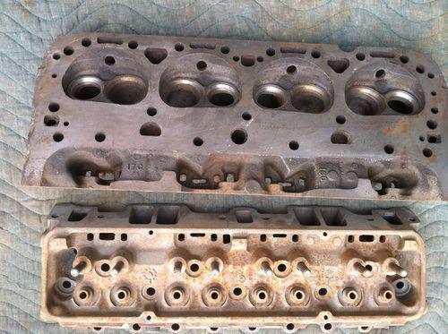 Double hump 327 chevy cylinder heads