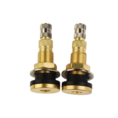 Au 2*copper tr618a 1-7/8 tractor air liquid tubeless tire brass valve stem pack