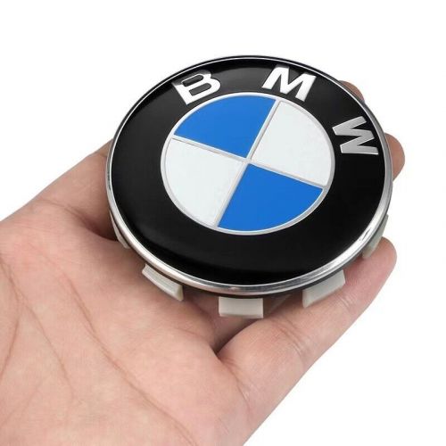 4pcs/set car wheel center caps emblem, 68mm 56mm rim center hub caps for bmw