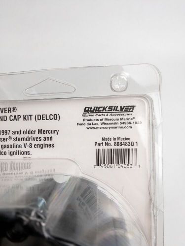 Mercury marine/mercruiser new oem cap and rotor kit, 808483q1. new