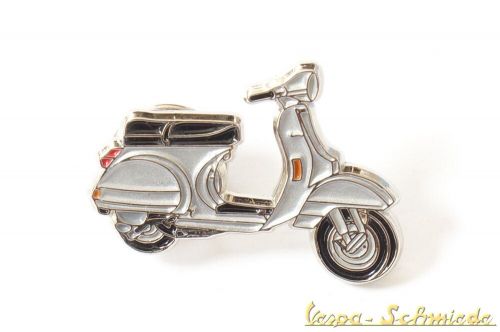 Vespa enamel pin &#034;px&#034; - silver - retro plug-in scooter luxury 80 125 150 200-