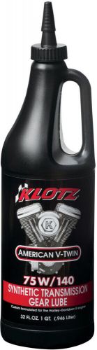 Klotz big twin hypoid transmission lubricant 75w140 - 1qt. kh-gl140 kh-gl140