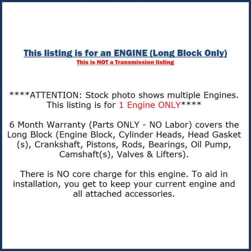 16 17 18 19 20 21 encore trax 1.4l 4 cyl engine motor 41k miles oem