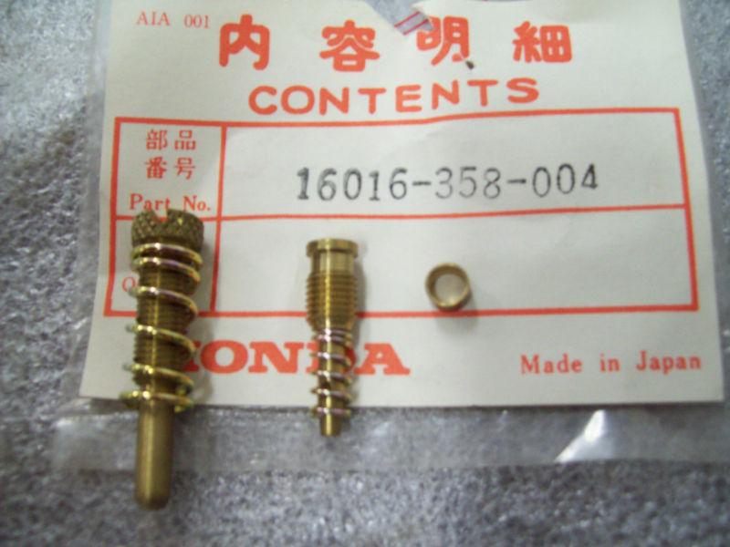 Genuine honda screw set mr175 mt250 16016-358-004 new nos