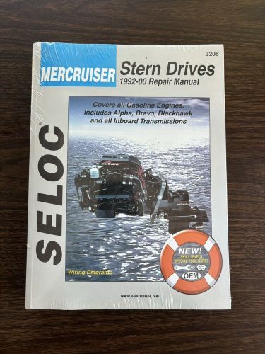 Merceuiser stern drive repair manual 1992-2000 selec 3206