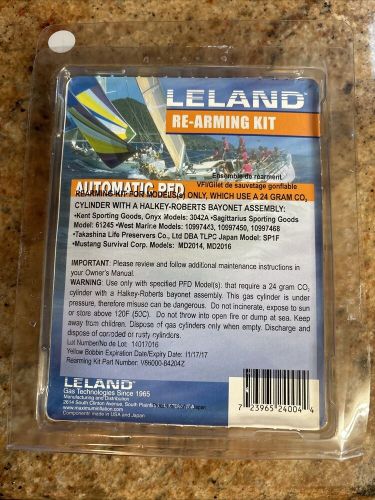 Leland inflatable life jacket rearming kit, automatic, 24 g., 1/2&#034; bayonet