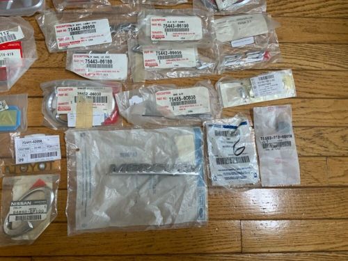 Lot of 23 sealed  hood &amp; trunk  emblems- honda- mazda- ford- audi -infinity