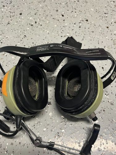 David clark h3342 / h3442 behind the head headset w/ microphone