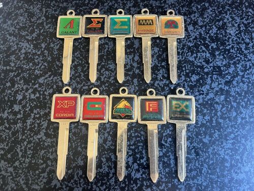 Mitsubishi 10 blank keys.galant.eterna.mirage.tredia.cordia.celeste.starion...