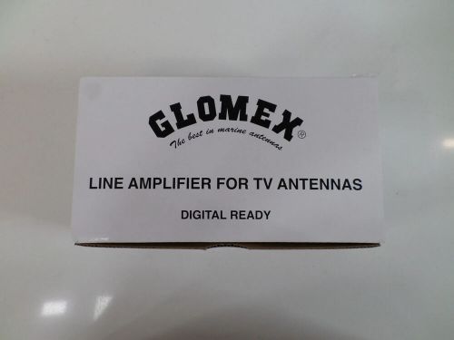 Glomex 50023/98sr12 adjustable gaine line amplifier for terrestrial tv antennas