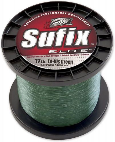 Sufix elite 3000-yards spool size fishing line (green, one size, multi