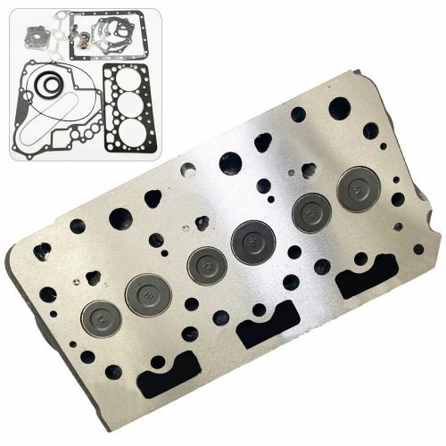 Complete cylinder head assy with valves + full gasket for kubota d782 engine new