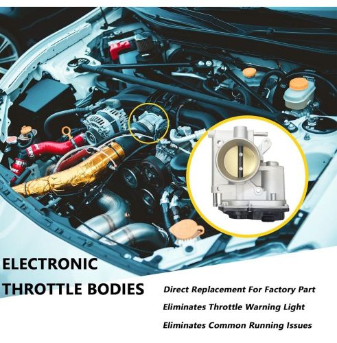 Throttle body for mazda cx-7 2007-2012, 6 2006-2008, 5 2008-2010, 3 2006-2013